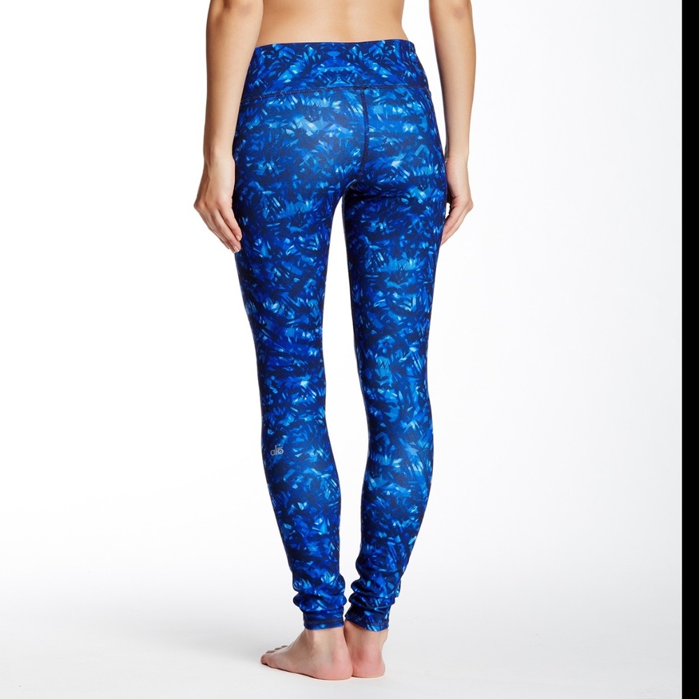 Alo Air Brushed Legging High Waisted Blue